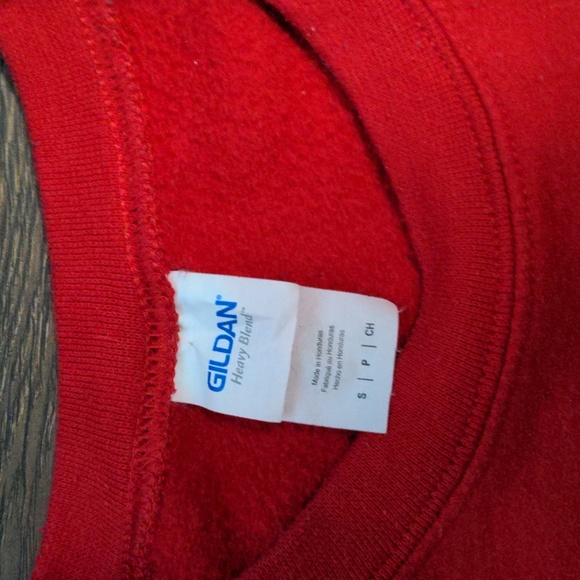 Gildan Size Small Red Orlando Florida Nautical Crewneck - Picture 2 of 6